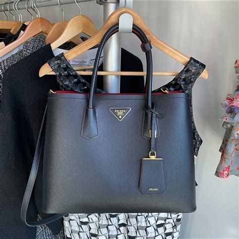 Prada saffiano tote bag